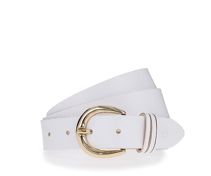 Tamaris Ledergürtel 3cm breit, schlichte Dornschnalle in Gold, dezentes Mar günstig online kaufen