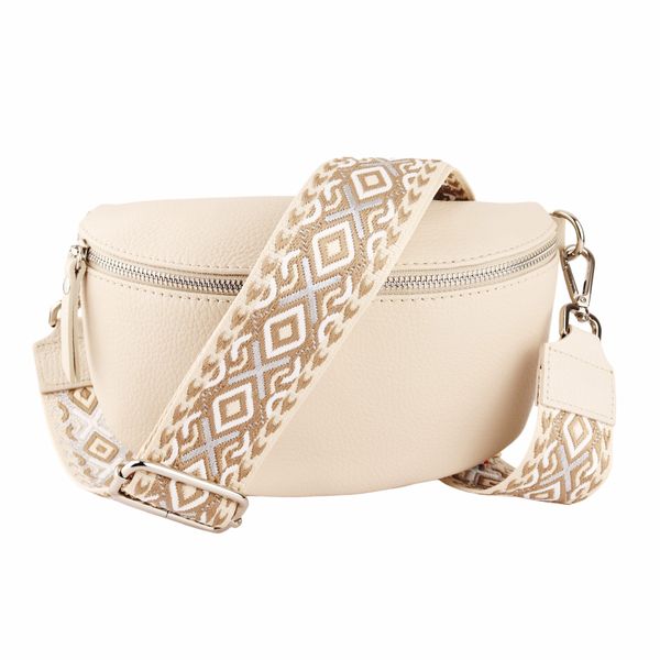 MIRROSI Bauchtasche mit GOLDENER Reißverschluss Damen, günstig online kaufen