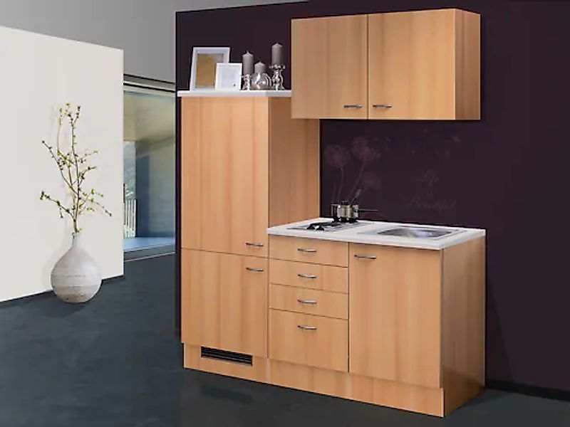 Flex-Well Küchenzeile »Nano« Gesamtbreite 160 cm, mit Schubkastenschrank un günstig online kaufen