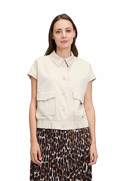Betty&Co Kurzweste "Damen mit Kragen" Material günstig online kaufen