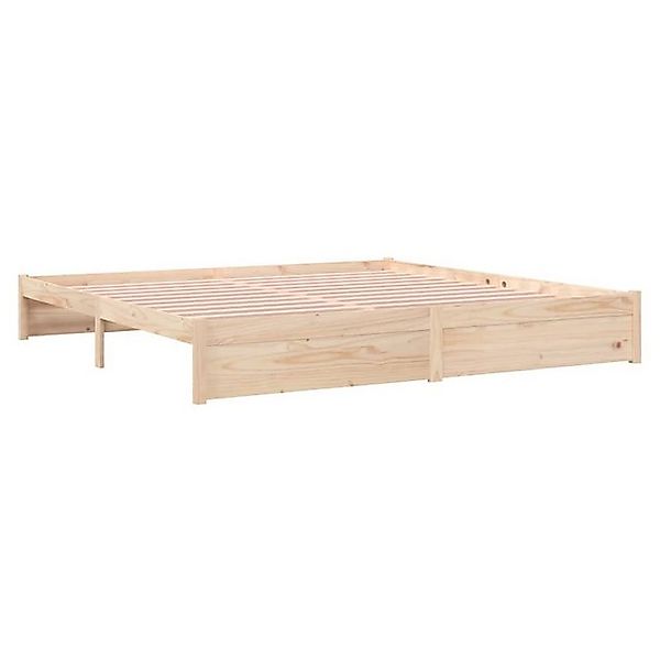 vidaXL Bettgestell Massivholzbett 200x200 cm Bett Bettgestell Doppelbett Be günstig online kaufen