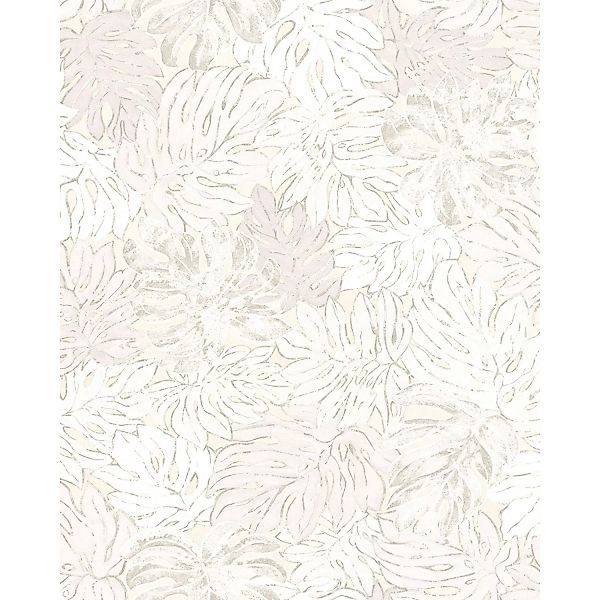 Marburg Vliestapete Floral Blatt Greige 10,05 m x 0,53 m FSC® günstig online kaufen