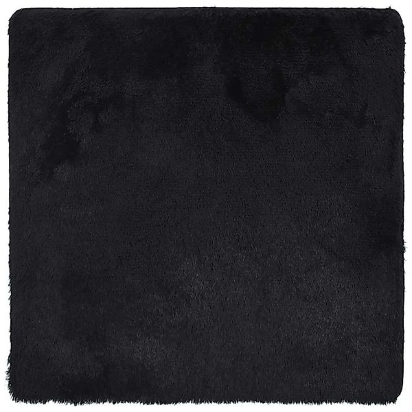 vidaXL Teppich Shaggy Hochflor NAVARRA Schwarz 160x160 cm Polyester 4102870 günstig online kaufen
