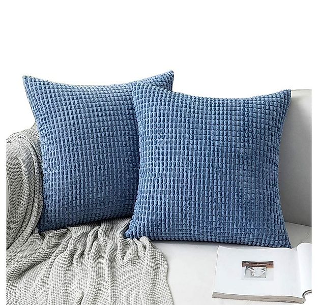 Kaket Kissenhülle 2 Stück, Quadratisch, für Wohnzimmer Schlafzimmer Bett So günstig online kaufen