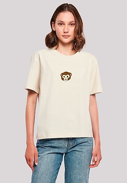 emoji couture T-Shirt Smiling monkey furry face Premium Qualität günstig online kaufen