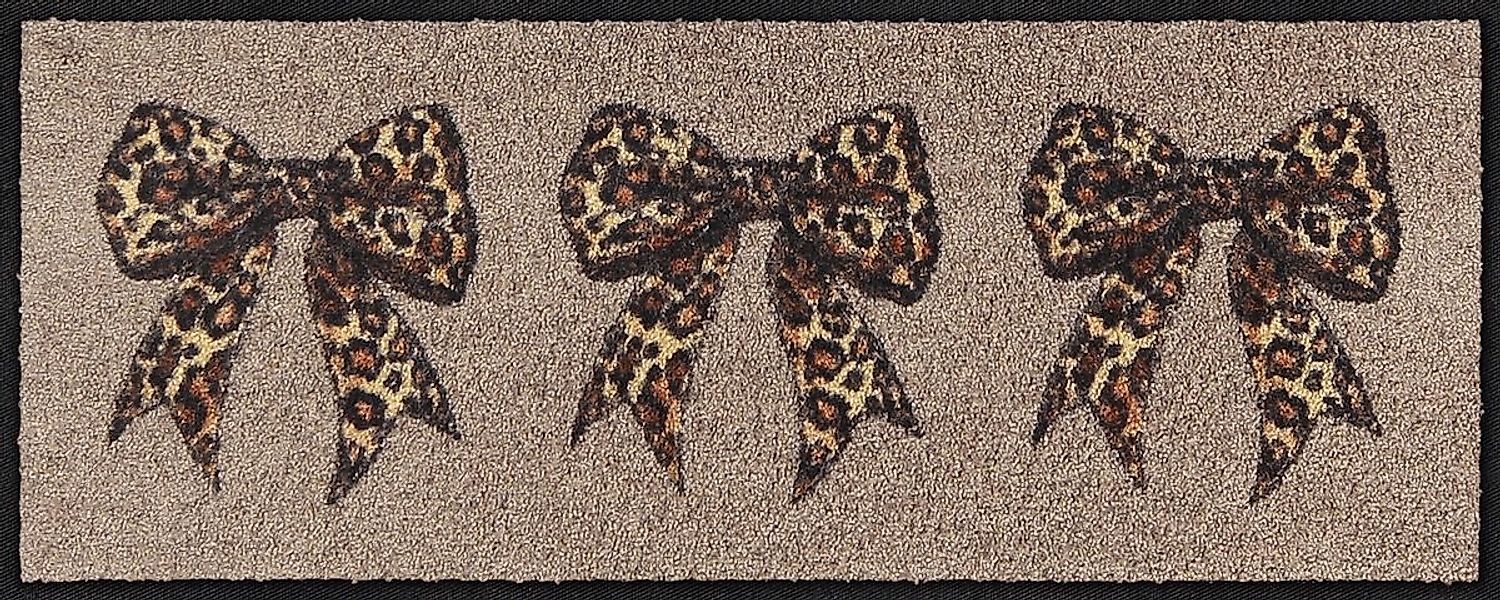 Salonloewe Fußmatte Fußmatte 30x75 Iconic Ribbon beige, Eingangsmatte norma günstig online kaufen