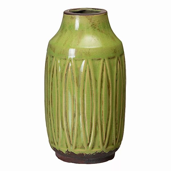 Vase Aus Keramik Pistazienfarben 15 X 15 X 27,5 Cm günstig online kaufen