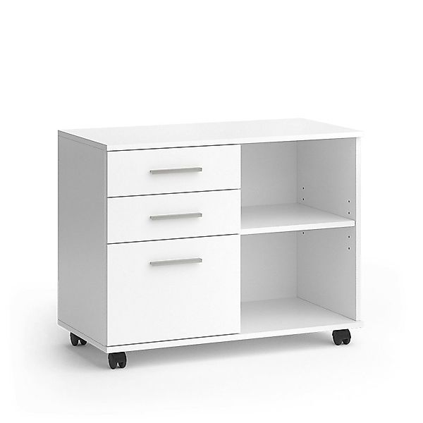 Vicco Rollcontainer Delf, Weiß, 80 x günstig online kaufen