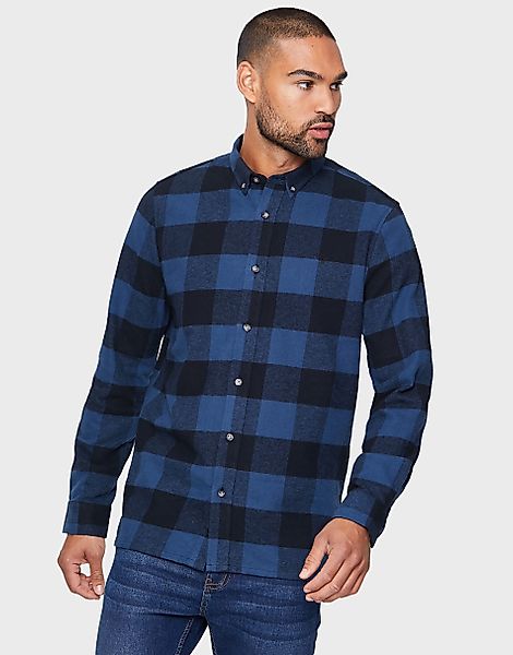 Threadbare Langarmhemd Logan im tollen Karo-Design günstig online kaufen