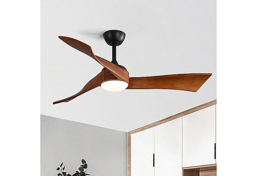 Sofucor Deckenventilator mit LED-Licht und Fernbedienung, DC, 132 cm, Timer günstig online kaufen