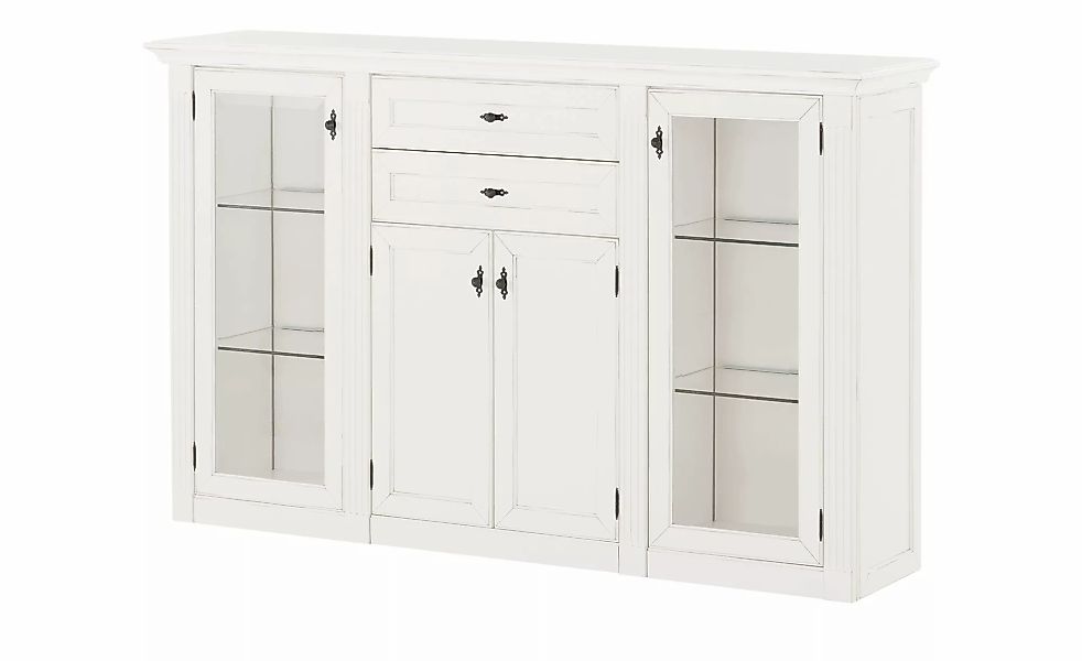 maison bleue Highboard  Petit Chalet ¦ weiß ¦ Maße (cm): B: 192 H: 119 T: 4 günstig online kaufen