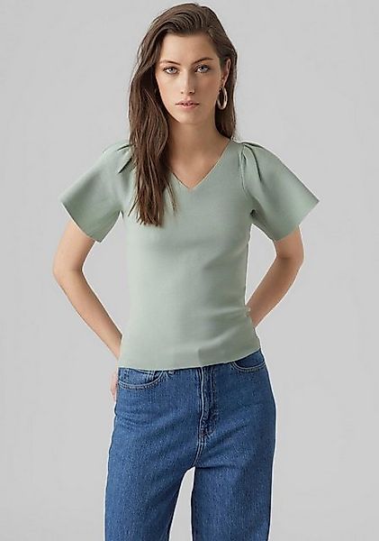 Vero Moda Strickpullover VMGINNY SS V-NECK günstig online kaufen