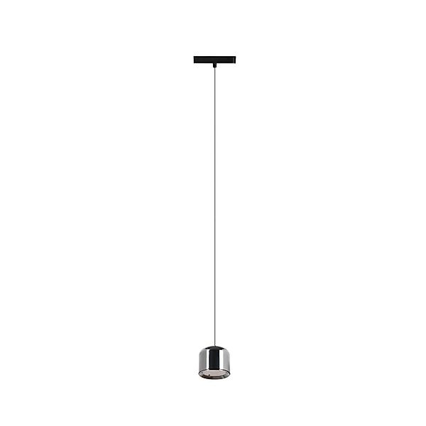 Lindby LED Lumaro 10027086 Modern in Schwarz aus Aluminium 1-flammig Wohnzi günstig online kaufen