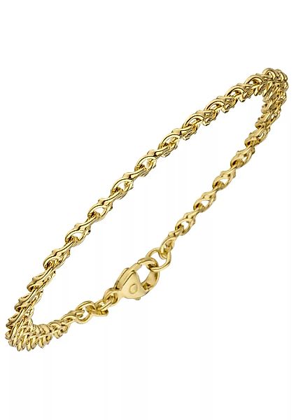 JOBO Goldarmband, Garibaldiarmband 585 Gold massiv 19 cm günstig online kaufen