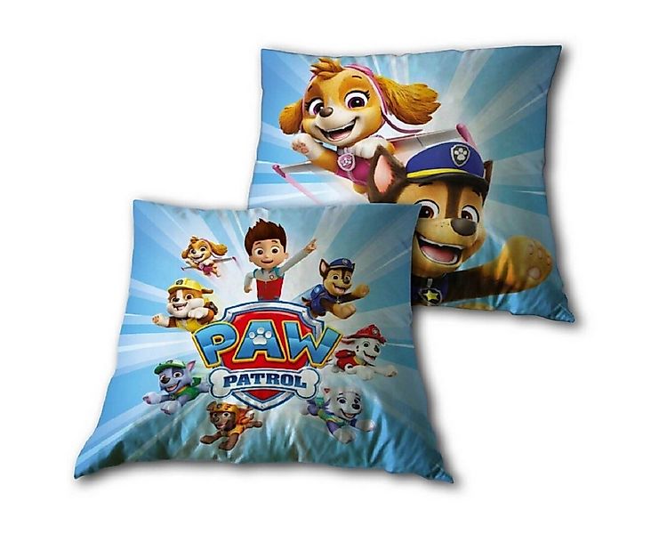 Aymax sprl Dekokissen Paw Patrol 1-Stück Kissen Velboa 40x40 cm Kinderkisse günstig online kaufen