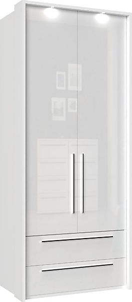 Places of Style Drehtürenschrank "Piano", weiß, verschiedene Breiten mit 2 günstig online kaufen