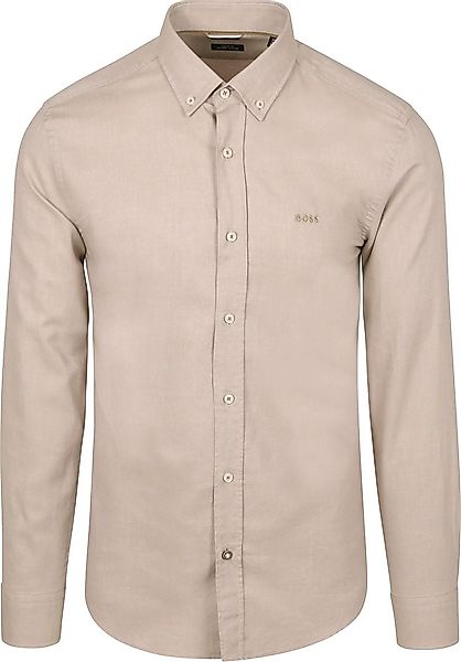 BOSS Hal Hemd Beige - Größe 41 günstig online kaufen