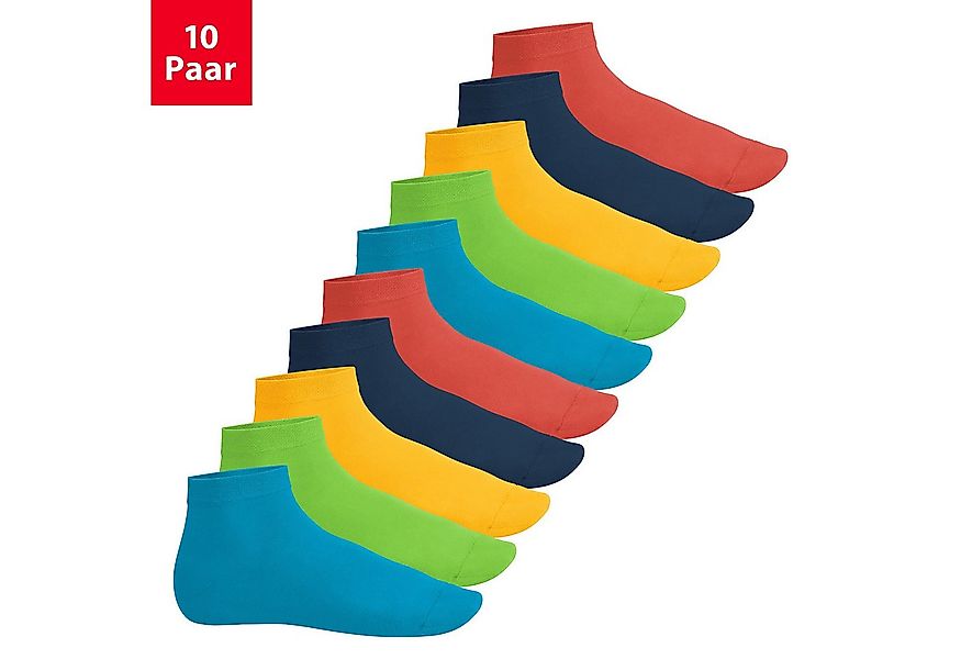 Footstar Kurzsocken EVERYDAY! 10 Paar Quarter Socken Kurzsocken Kurze Baumw günstig online kaufen