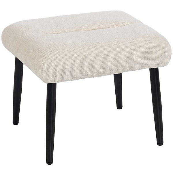 HOMCOM Sitzhocker Hocker mit weichem Sitzkissen Stahlbeinen Fußhocker mit C günstig online kaufen
