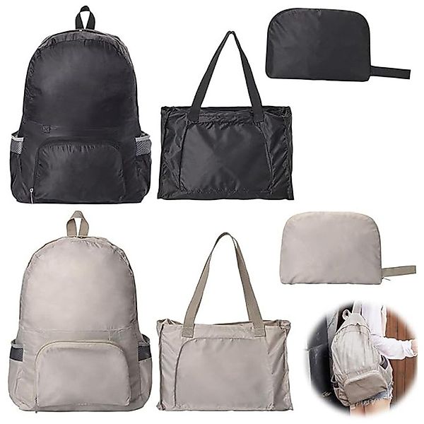 Coonoor Wanderrucksack Faltbarer Rucksack, 2 Stück günstig online kaufen