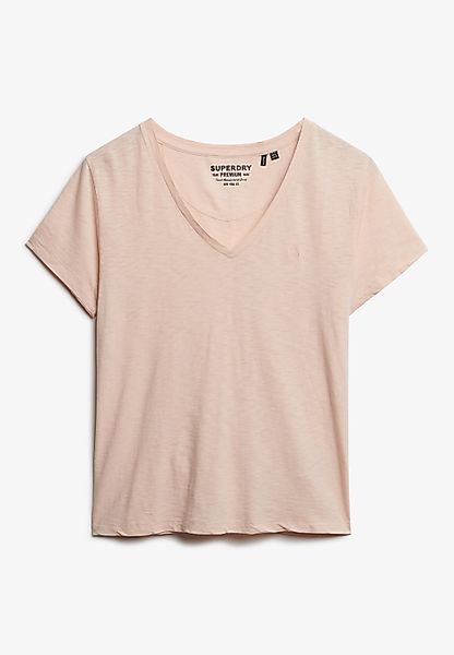 Superdry T-Shirt "STUDIOS SLUB EMB VEE TEE" günstig online kaufen