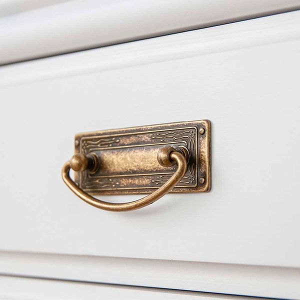 Doppelbett Bettgestell aus Kiefer Massivholz im Landhausstil günstig online kaufen