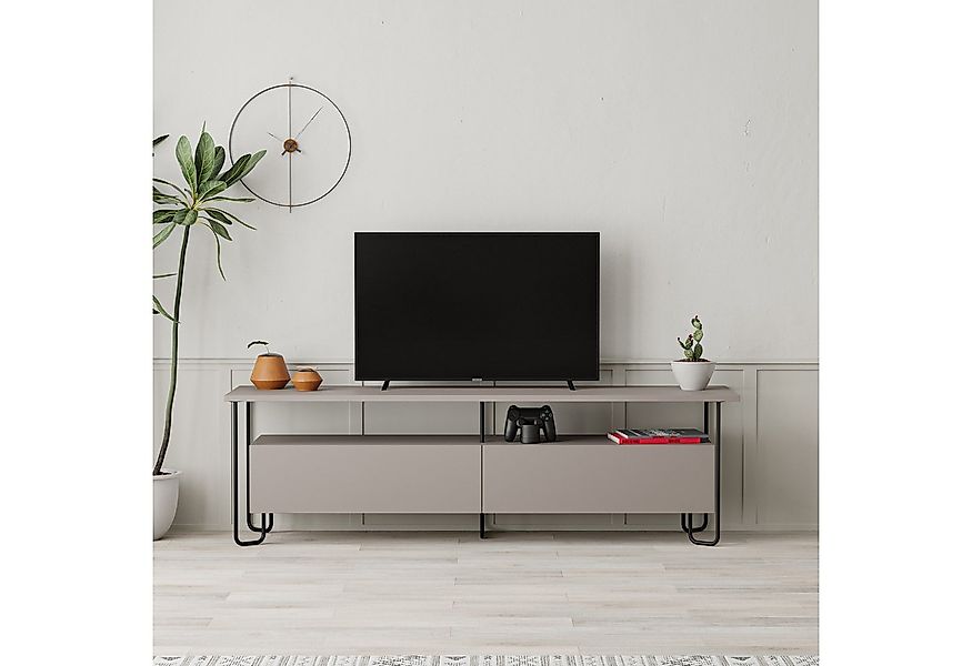 Decortie TV-Schrank Cornea Modernes TV-Möbel mit Schrank, 150 x 42 x 45 cm günstig online kaufen