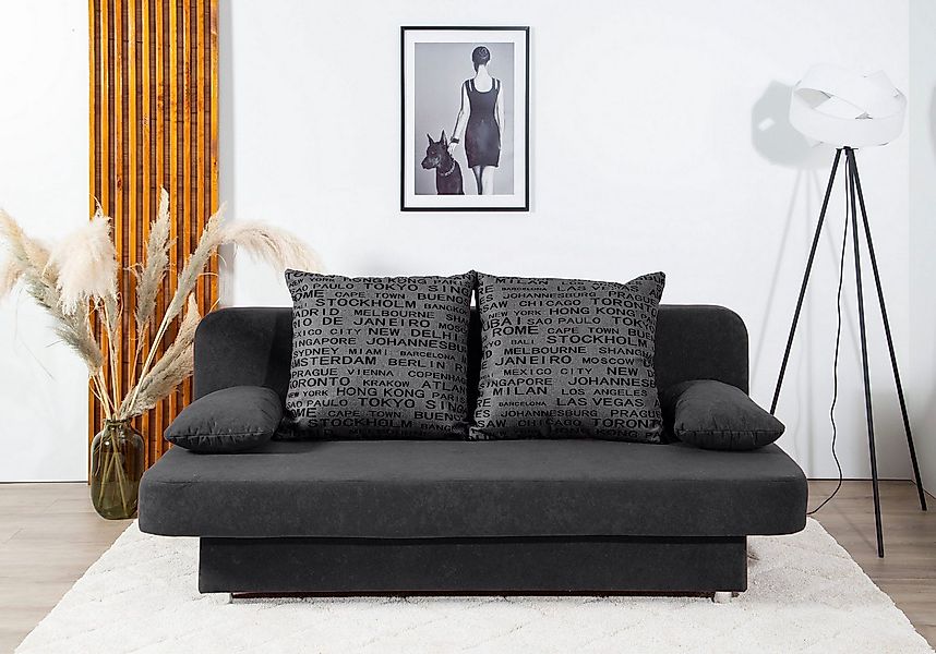 COLLECTION AB Schlafsofa Ulla inkl. Bettfunktion und Bettkasten, inkl. wend günstig online kaufen