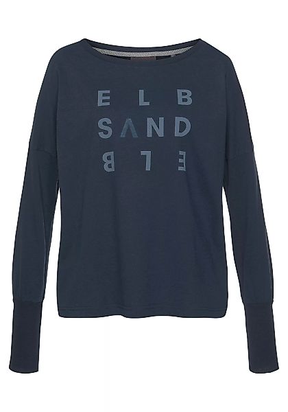 Elbsand Longsleeve Ingiara mit Logodruck vorne, Langarmshirt, sportlich-cas günstig online kaufen