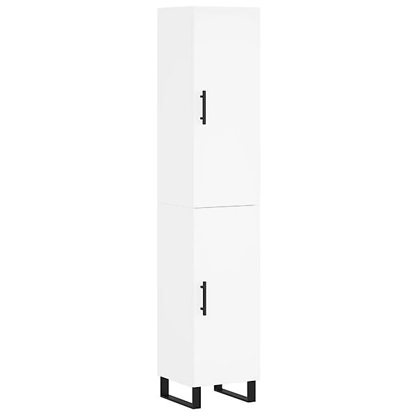 vidaXL Highboard Weiß 34,5x34x180 cm Holzwerkstoff 3198809 günstig online kaufen