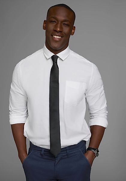 Mans World Krawatte in klassischen Farben & Slim-Breite - neue Farben borde günstig online kaufen