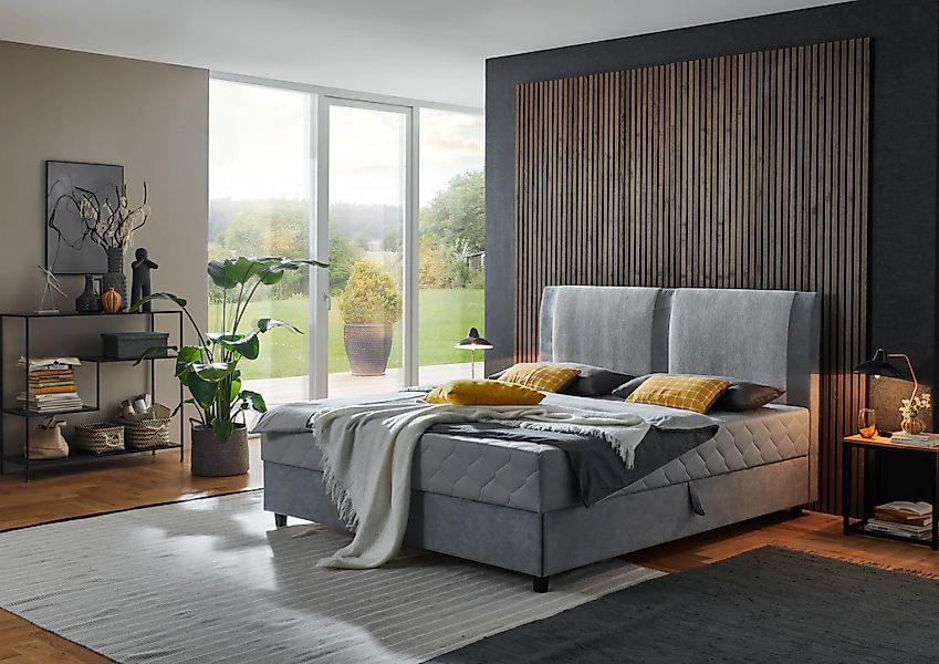 ATLANTIC home collection Boxbett "Borgholm", mit Taschen-Federkernmatratze, günstig online kaufen