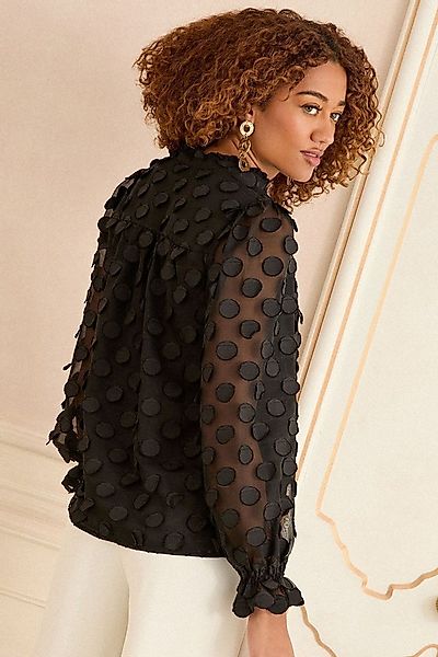 Love & Roses Langarmbluse Love & Roses Langärmlige Bluse mit Punkten, Petit günstig online kaufen