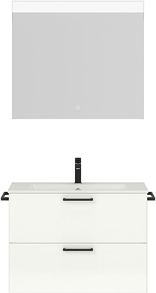 nobilia Badmöbel-Set "Tolvina" vormontiert, mit Soft-Close, 2 Stk. tlg. günstig online kaufen