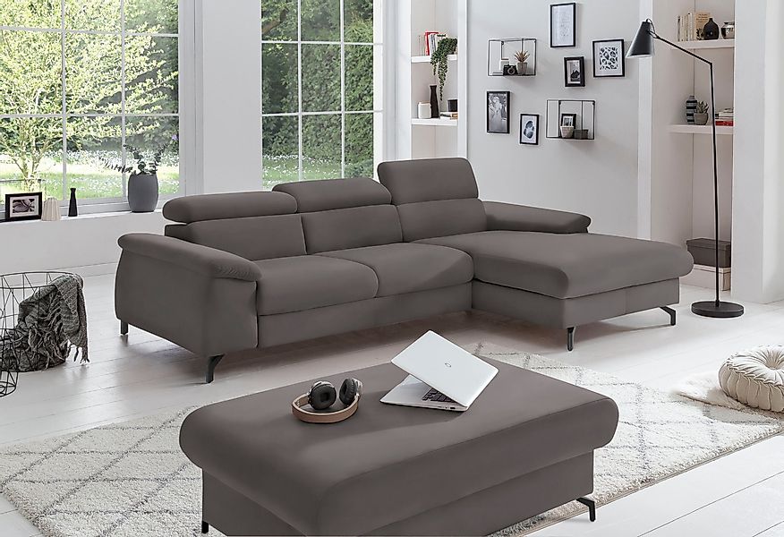 COTTA Ecksofa Kitty L-Form, mit Kopfteilverstellung, günstig online kaufen