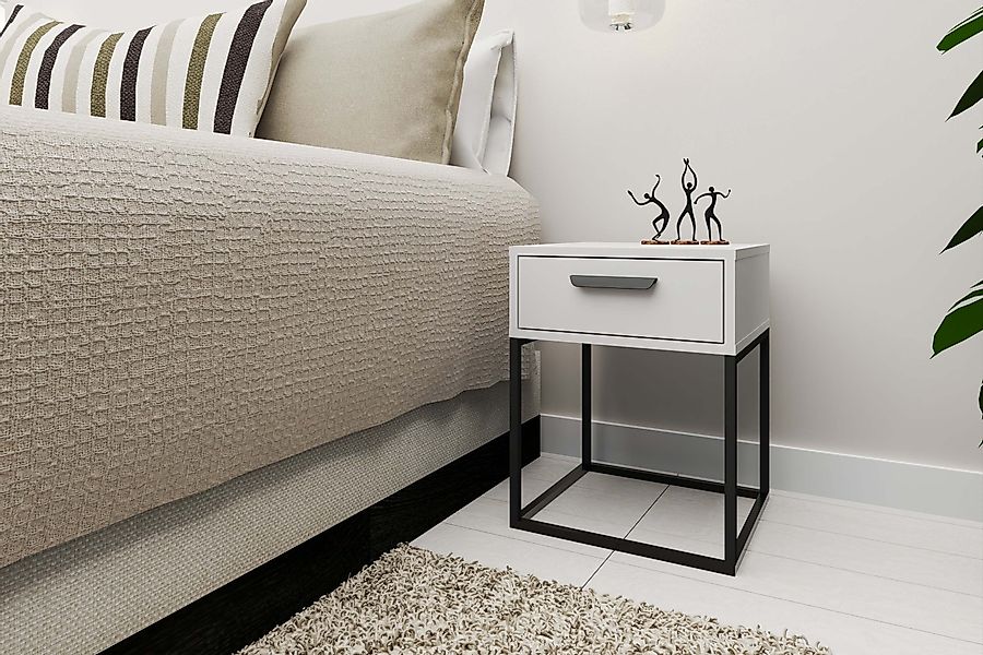 KONSIMO® Nachttisch RECTUS Nachtschrank, Modern, Beistelltisch, günstig online kaufen