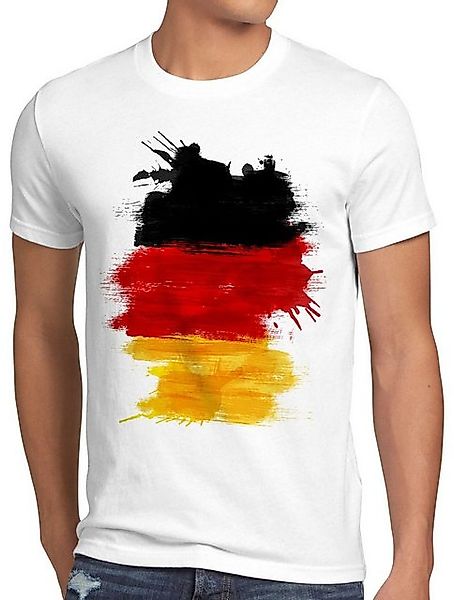 style3 T-Shirt Flagge Deutschland Fußball Sport Germany WM Fahne nationalma günstig online kaufen