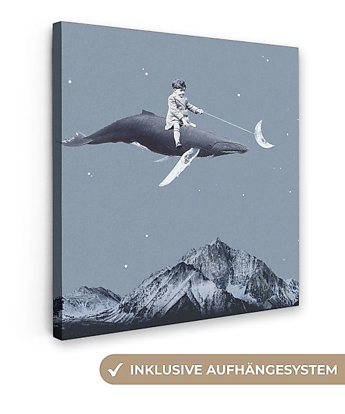 OneMillionCanvasses® Leinwandbild Weltraum - Junge - günstig online kaufen
