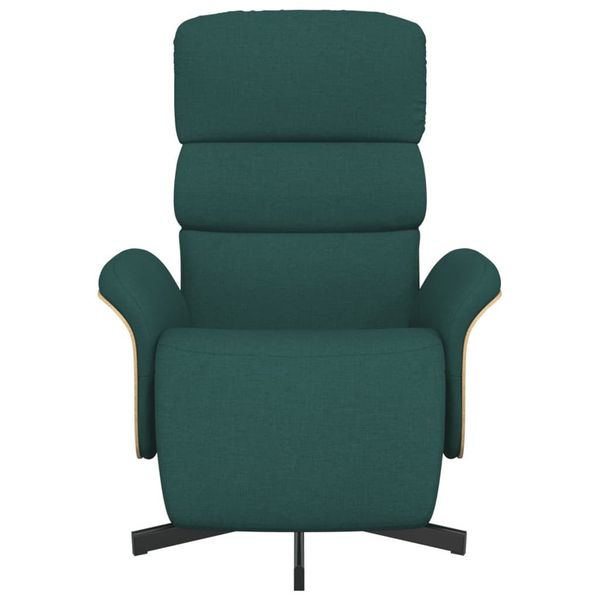 vidaXL Sessel Relaxsessel mit Fußteil Dunkelgrün günstig online kaufen