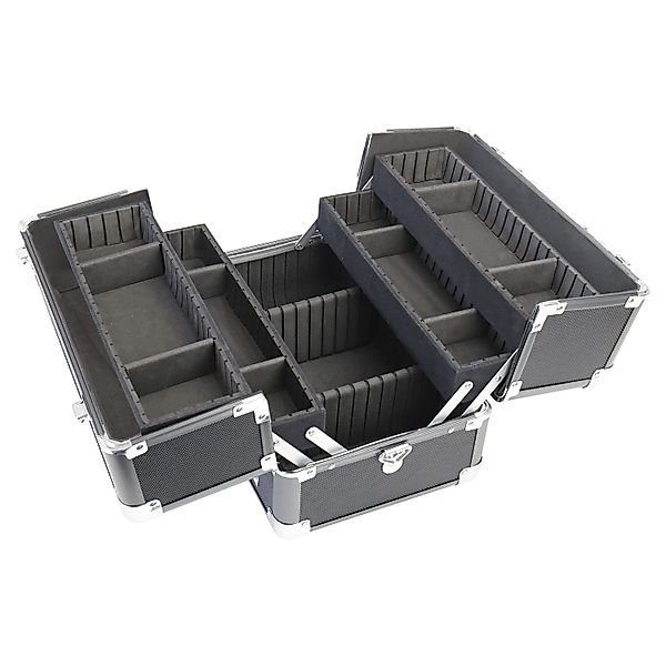 HMF Kosmetikkoffer Alu Kosmetikkoffer mit Ziehharmonikasystem, günstig online kaufen