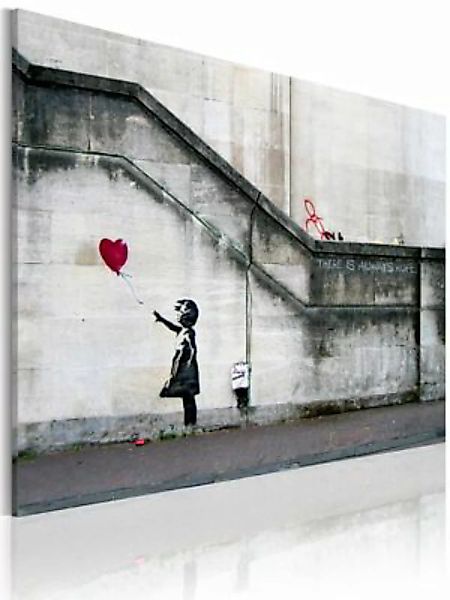 artgeist Wandbild Hoffnung gibt es immer (Banksy) mehrfarbig Gr. 60 x 40 günstig online kaufen