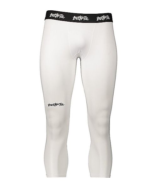 Bucketz Jogginghose Bucketz 3/4 Compression Tight Weiß Tights Herren günstig online kaufen