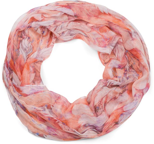 styleBREAKER Loop Loop mit bunten Federn, günstig online kaufen