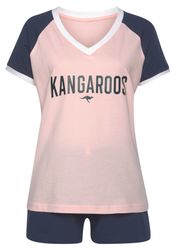 KangaROOS Shorty 2 Stk. tlg., mit kontrastfarbenen Raglanärmeln günstig online kaufen