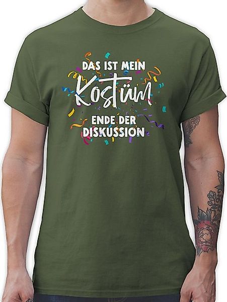 Shirtracer T-Shirt Das ist mein Kostüm Ende der Diskussion I Fastnacht Kost günstig online kaufen