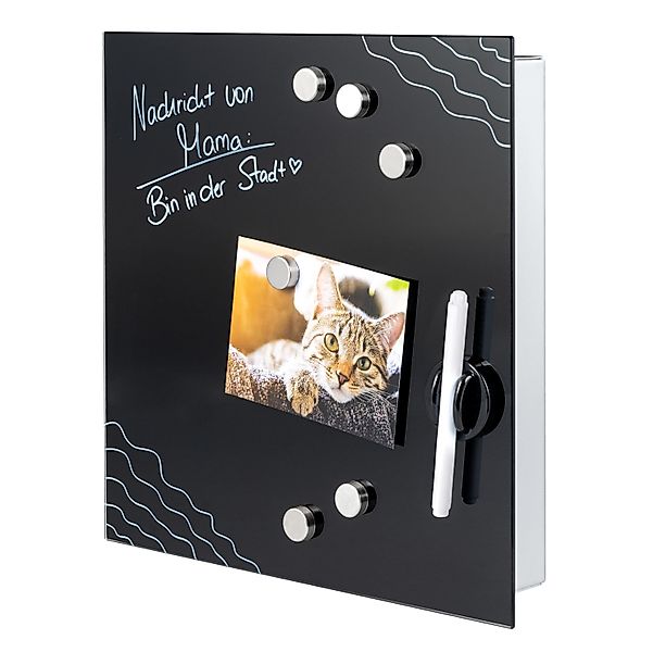 bremermann Schlüsselkasten XL schwarze Glasfront, 13 günstig online kaufen