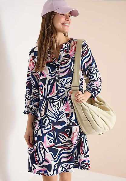 CECIL Knielanges Kleid mit grafischem Muster günstig online kaufen