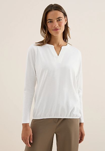 Cecil Langarmshirt aus reiner Baumwolle günstig online kaufen