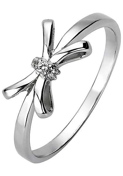 JOBO Silberring Ring Damenring, 925 Silber mit 3 Zirkonia günstig online kaufen