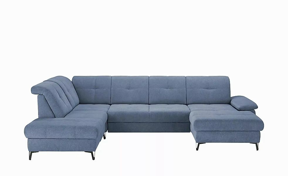 medium Wohnlandschaft  Planova II ¦ blau ¦ Maße (cm): B: 338 H: 96 T: 231.0 günstig online kaufen